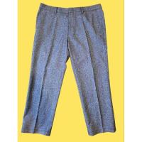 ราคา กางเกงสแลคสีเทามือสอง เอว 36 (28331369472)