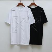 ราคา XL ดำ พร้อมส่ง OFF WHITE basic broken sketch T-shirt (25753376354)