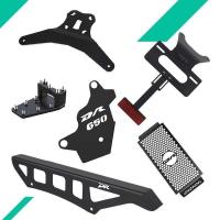 ราคา Fit For Suzuki DR 650 Dr650 S/S Se/Se Dr650se 1996-2023 Front Caliper Radiator Grill Reservoir Guar (28004818723)