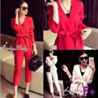 ราคา เซต 2 ชิ้น เสื้อคลุมผูกโบว์ด้านหน้า ส่งฟรีลทบ (4615602)