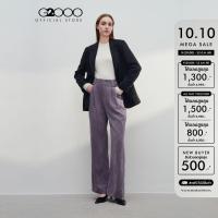 ราคา G2000 กางเกงขายาวสำหรับผู้หญิง Straight Leg รุ่น 4626133385 PURPLE (26225348292)