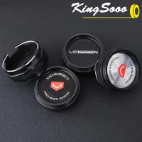 ราคา 1ห่อ/4ตัว JDM แข่งรถ ขนาดขา 62มม VOSSEN ขอบ ฝาปิดดุมล้อ ฝาครอบดุมล้อ VOSSEN สติกเกอร์ ครอบดุมล้อตัวสูง สีดํา & สีเงิน (25972233419)