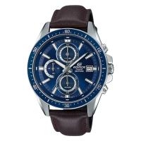 ราคา Casio Edifice นาฬิกาข้อมือผู้ชาย สายหนัง รุ่น EFR-S565L,EFR-S565L-2A,EFR-S565L-2AV - สีน้ำเงิน (6305592702)