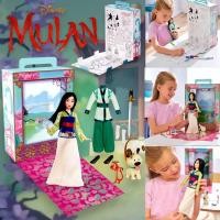 ราคา นำเข้า เซ็ทตุ๊กตามู่หลานและกิจกรรมระบายสีMulan Disney Story Doll – 11" (25061013849)