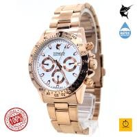 ราคา (สินค้าแท้ 100%) CONAVIN นาฬิกาแฟชั่นข้อมือผู้ชายระบบ Quartz สายสแตนเลสเรือนเหล็กสี PINNKGOLD กันนํ้าได้ (พร้อมส่งทันที) (16470511737)