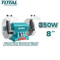 ราคา TOTAL มอเตอร์หินไฟ 8 นิ้ว 350 วัตต์ มาพร้อม หินเจียร์ 2 ก้อน รุ่น TBG35020 ( Bench Grinder ) (18885314412)