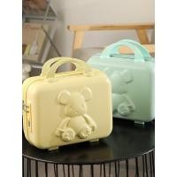 ราคา กระเป๋าเดินทาง กระเป๋าเดินทางขนาดเล็ก กระเป๋าเครื่องสำอางน่ารักของผู้หญิง ขนาด 14 นิ้ว กระเป๋าเด (26158251047)