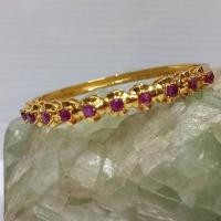 ราคา ทับทิม ทับทิมพม่า กำไลทับทิมสีแดง ไซต์ 57 (24807733749)