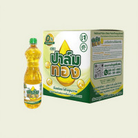 ราคา น้ำมันปาล์ม ตราปาล์มทอง ขวด900ml ยกลัง12ขวด (42468542616)