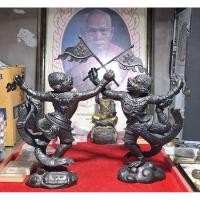 ราคา บูชาหนุมานเชิญธง ขนาดบูชา หลวงพ่อเพี้ยน วัดเกริ่นกฐิน สูงรวม 8.7 นิ้ว จะสร้างปี 2559 สวยเดิม ประกันแท้ (22889787726)