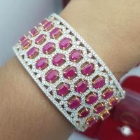 ราคา sj_jewelrybkk กำไลพลอยทับทิมพม่า 75 (1860350186)