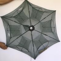 ราคา ร่มดักกุ้ง 6 ช่อง แบบมัดปาก มุ้งดักปลา ตาข่ายดักปลา ดักจับกุ้งปลา ตาข่ายดักกุ้ง ที่ดักปลา กุ้ง ขนาด 15x59x6 ซม. (14250747285)