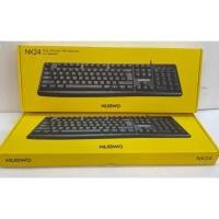 ราคา ส่งจากไทย Nubwo NK24 คีย์บอร์ด แบบ USB keyboard NK-24 มีสาย (13589525379)