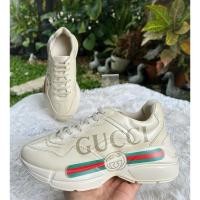 ราคา RHYTON LOGO LEATHER SNEAKER Sz.37 มือสองแบรนด์แท้ (27863978604)