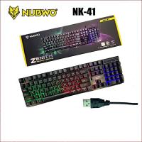 ราคา คีย์บอร์ดเกมส์มิ่ง NUBWO NK-41 ZENITH Gaming ไฟสวย ใช้งานง่าย (21824727769)