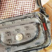 ราคา กระเป๋าสะพายข้าง Lingky สีเทา (23573482403)