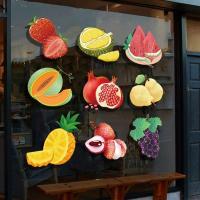 ราคา สติ๊กเกอร์ลายผลไม้ต่างๆ ร้านผลไม้ สติ๊กเกอร์ติดหน้าต่างกระจก สติ๊กเกอร์ติดประตู สติ๊กเกอร์ติดผนัง สติ๊กเกอร์โปสเตอร์ (29557990123)