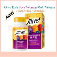 ราคา [Alive] Once Daily For Women วิตามินรวม 115 กรัม (1.918 มก.×60 เม็ด) Nature's Way Alive! (22420096106)