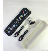 ราคา ชุดช้อนส้อมเด็กพร้อมรูปนักบินอวกาศ (28865246444)