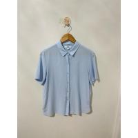 ราคา เสื้อเชิ้ต uniqlo สีฟ้า เสื้อมือสอง เสื้อมือ2 (27886516528)