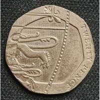 ราคา เหรียญต่างประเทศ อังกฤษ United Kingdom 20 Pence ปี 2009 ผ่านการใช้งาน สภาพสวยๆ #77 (29415088218)