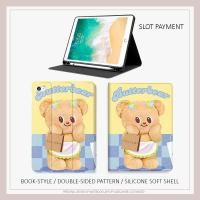 ราคา Butter Bear เคส iPad สําหรับ iPad air6 air7 air4 air5 mini6/7 กรณี iPad pro11 pro12.9 pro13 2024 กรณี iPad 10.2 gen7/8/9 gen10 gen11 กรณี A16 (27037196913)