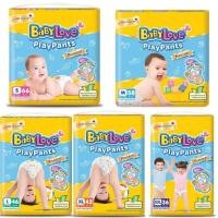 ราคา Babylove Play Pants Premium เบบี้เลิฟ เพลย์ แพนท์ (24713470460)