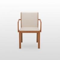 ราคา modernform อาร์มแชร์ รุ่น GRUNTO ไม้โอ๊คสีดำ หุ้มหนังสีขาว (14323565922)