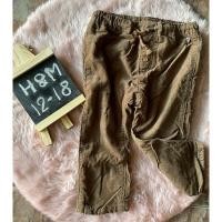 ราคา H&M กางเกงขายาว ผ้าลูกฟูก (21194061714)