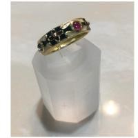 ราคา แหวนพิรอดลงยา แหวนเงินแท้ 925 พลอยรอบวง (5122768191)