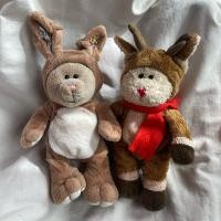 ราคา ตุ๊กตาหมีStarbucks ใส่ชุดเทศกาล ก้นถ่วง ปีเก่า 2003,2008แท้✨มือสอง สภาพดี (25526312934)