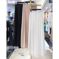 ราคา กางเกงชีฟองจีบพลีทผ่าข้าง (18679184871)