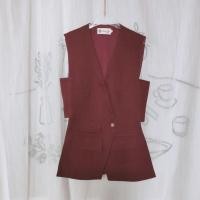ราคา ชุดเซ็ทเสื้อคลุมพร้อมกระโปรงสีแดงงานป้าย Valley girl (24671746811)