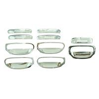 ราคา เบ้า+ครอบมือจับประตู+เบ้าท้าย Mitsubishi Mirage 2012-2020 10ชิ้น ชุบโครเมี่ยม (2304262235)