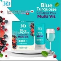 ราคา ฟื้นฟูผิวให้ดูอ่อนเยาว์ Blue Turquoise Collagen Plus Multi Vit KO (10 ซอง) (27085288648)