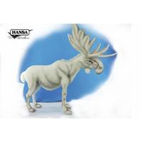 ราคา 7771 ตุ๊กตากวางมูสสีขาว Moose White Hansa Creation (6418311159)