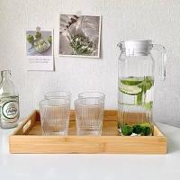 ราคา พร้อมส่งเหยือกแก้วน้ำใส พร้อมฝาพลาสติกปิด 1.1ลิตร หนาพิเศษ (25267062753)