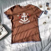 ราคา เสื้อยืด สีน้ำตาล miki house มือสอง (14986863962)