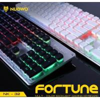 ราคา NUBWO NK-32 FORTUNE MULTI-COLOR BACKLIGHT GAMING KEYBOARD (3339609099)