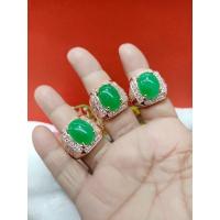 ราคา #แหวนนาคชายหัวหยกล้อมเพชร (13867322930)