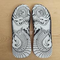 ราคา ช้างดาวแกะลาย รองเท้าแตะแกะสลัก รองเท้าแตะแกะลาย นันยางช้างดาว ลายมังกร2 สีดำ แดง น้ำเงิน แกะสดรอกดรับ1-2วันตามคิวค่ะ (21970772233)