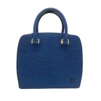 ราคา LOUIS VUITTON กระเป๋าถือ Pont Neuff_Epi_BLU หนัง สีฟ้า มีด้ายจับ ส่งตรงจากญี่ปุ่น มือสอง (41618435197)