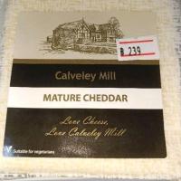 ราคา Calveley Mill Mature Cheddar 200g คาลวีลี่ย์ มิลล์ เชดด้า ชีส 200 กรัม (28810850845)