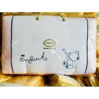 ราคา Enfant Gold New Collection ที่นอนเด็กแรกเกิด อองฟองต์โกลด์ ลายหมีมงกุฎชมพู ขาว งานใหม่ชนช็อป ถอดซักได้ (29008602913)