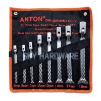 ราคา ANTON ประแจ ปากตาย ข้างบล็อก บล็อกL 8ตัวชุด CR-V (3692195445)