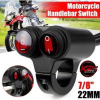 ราคา สวิทช์สปอตไลท์กันน้ำ สวิทช์มอเตอร์ไซคฺ์4ทาง สวิทช์แฮนด์บาร์ (15719370491)