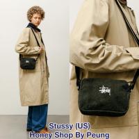 ราคา [โค้ดลด 20% เหลือเริ่ม 2,7xx ของแท้ พร้อมส่งในไทย] Stussy (US) Canvas Pouch Col : Washed Black กระเป๋าสะพายขนาดกำลังดี ใ (44052377343)