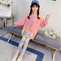 ราคา ชุดเด็กน่ารัก ชุดเด็กโต เสื้อยืดแขนยาว gladdy bear ลายหมี สีชมพู พร้อมกางเกงเลคกิ้งขายาว (12827698790)