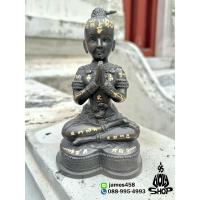 ราคา องค์กุมาร พนมมือ เนื้อทองเหลือง งานพิมพ์สวย หน้าตัก5นิ้ว (24488619104)
