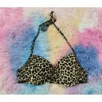 ราคา แบรนด์ xhilaration size M บิกินี่ท่อนบนลายเสือมีดันทรงฟองน้ำ ตะขอด้านหลัง งานคล้องคอ อก 34-36 แบรนด์แท้นำเข้าจาก US ค่ะ (25191748633)